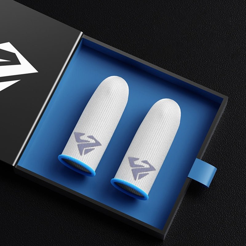 Breathable Gaming Finger Sleeves 2-Pack | Anti-Sweat Thumb Covers for Mobile Games