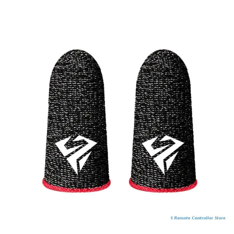 Breathable Gaming Finger Sleeves 2-Pack | Anti-Sweat Thumb Covers for Mobile Games