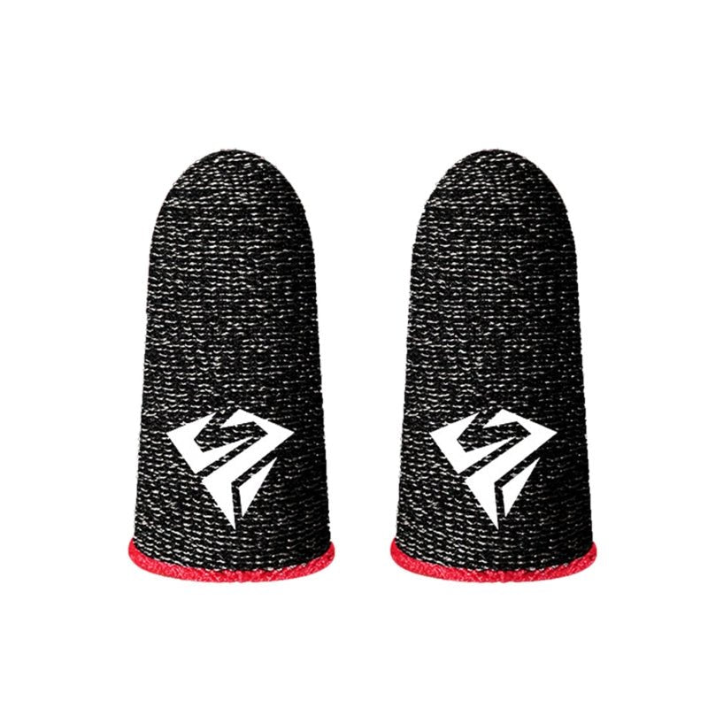 Breathable Gaming Finger Sleeves 2-Pack | Anti-Sweat Thumb Covers for Mobile Games
