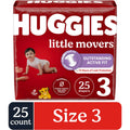 Huggies Little Movers Diapers Size 3 25Ct