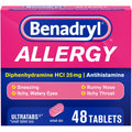 Benadryl  Tablets 25Mg Allergy 48Ea