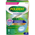 Polident  Antibacterial Dental Appliance Cleanser Overnight  Tablets 60Ct
