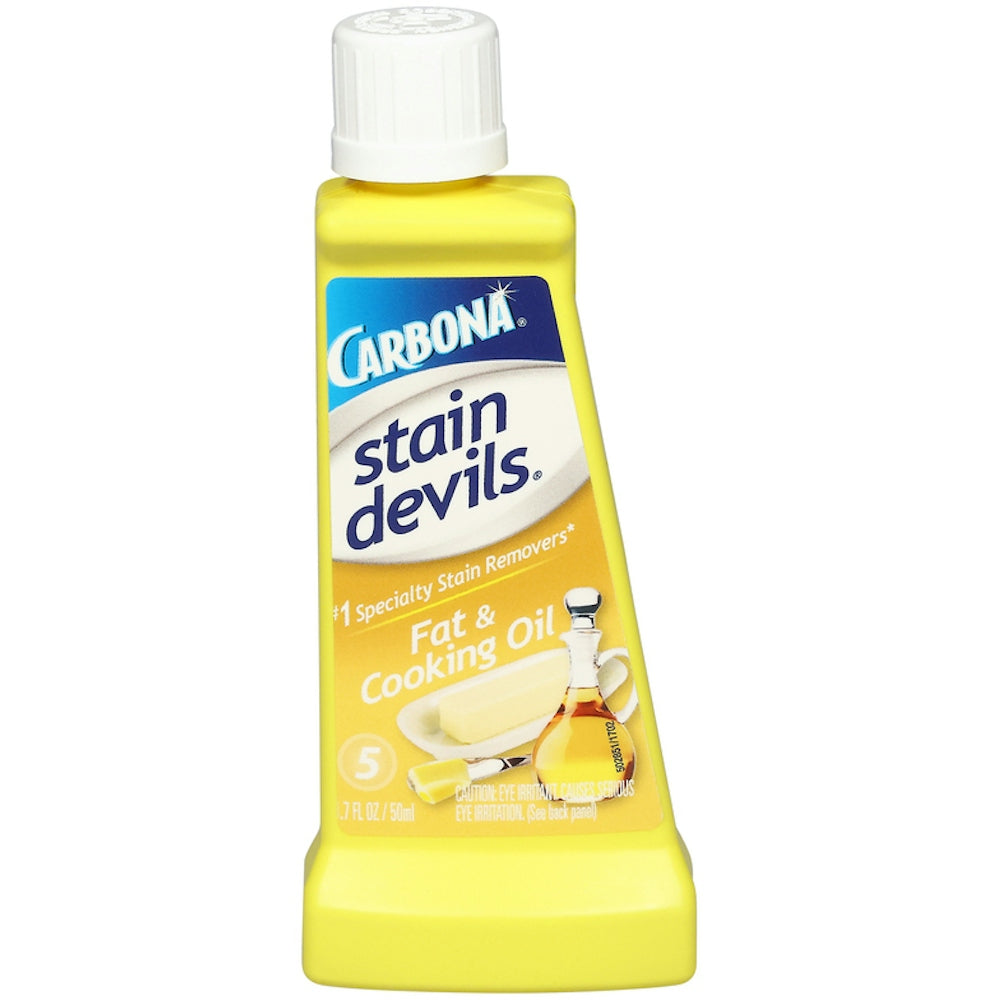 Carbona Stain Devils Fat & Cooking Oil Spot Remover 1.7 Fl. Oz. Squeeze Bottle