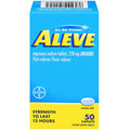 Aleve Pain Reliever & Fever Reducer, 220mg Naproxen Sodium, 50 Count Caplets