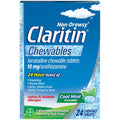Claritin 24-Hour Non-Drowsy Allergy Relief - Cool Mint Chewables, 24 ct