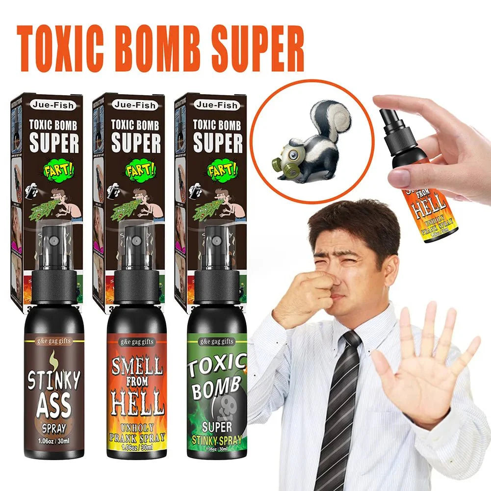 30ml Fart Gag Spray | Extreme Prank Odor for Halloween and Parties