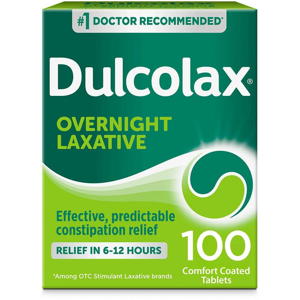 Dulcolax® Overnight Laxative – 5 mg Comfort Coated Tablets