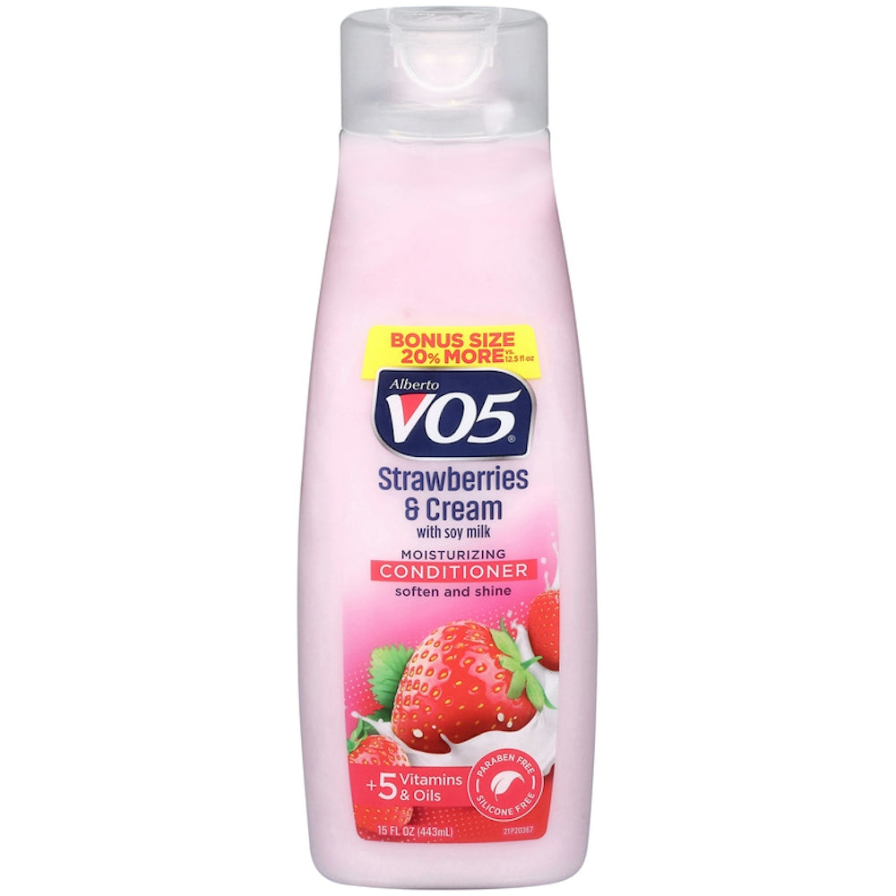 Alberto VO5® Moisturizing Strawberries &amp; Cream Conditioner – 15 Fl Oz