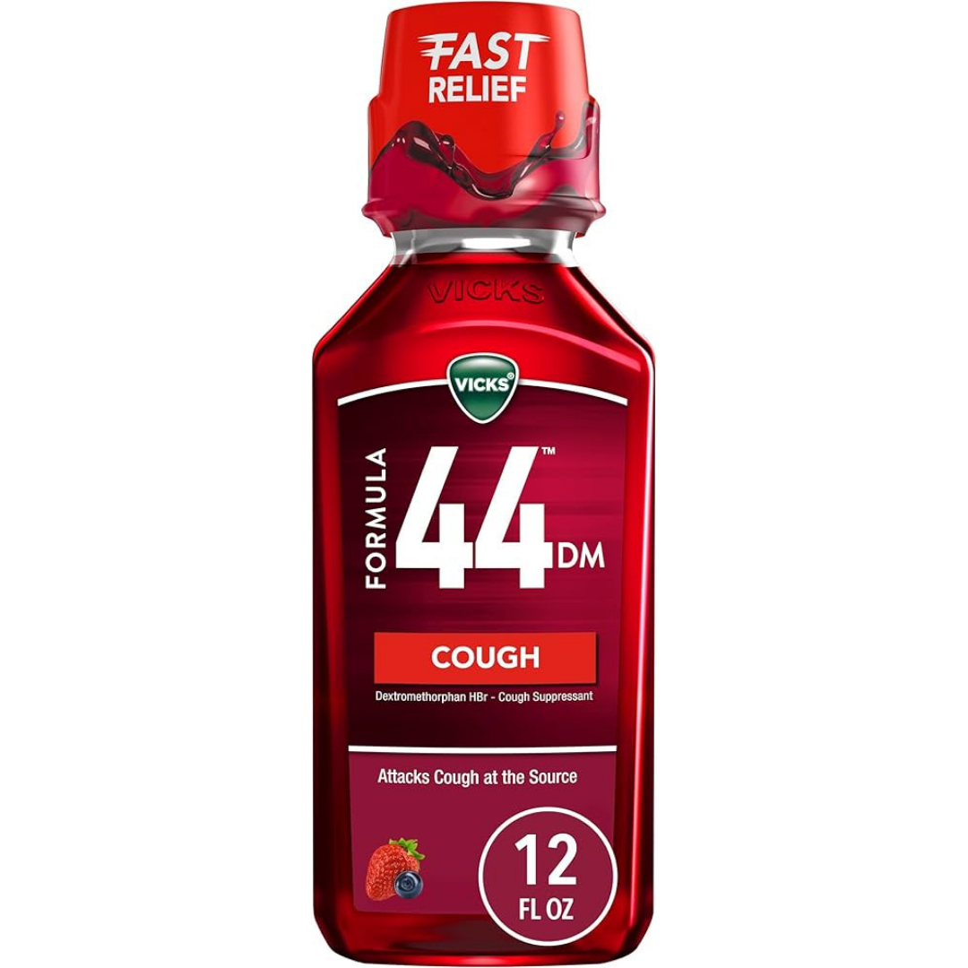 Vicks Formula 44 DM Cough Suppressant Liquid (12 fl oz)