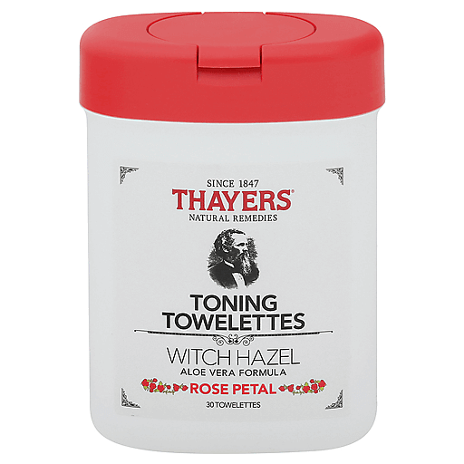 Thayers Witch Hazel Toning Towelettes Rose Petal