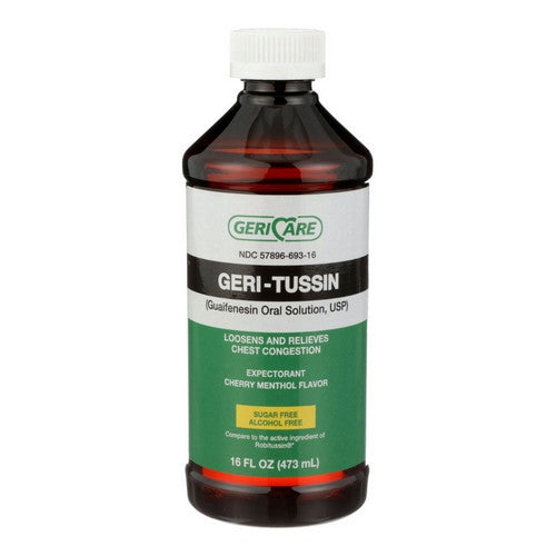 McKesson Cough Relief Geri-Care 100 Mg Strength Liquid 16 Oz