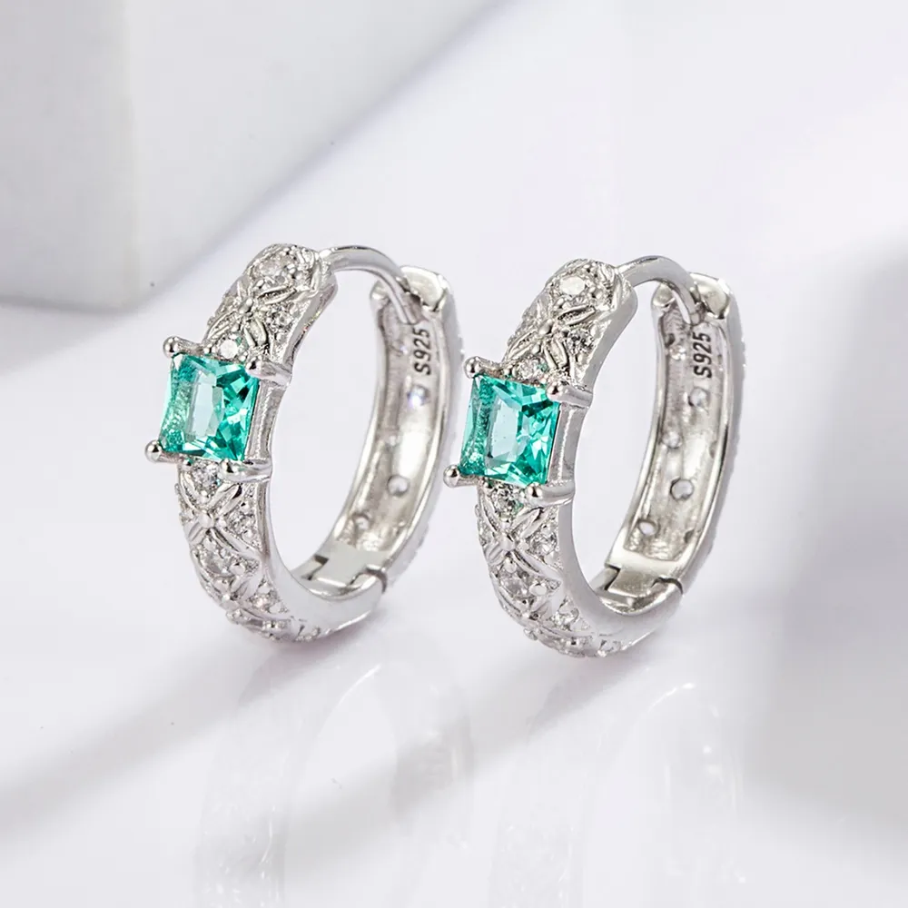 925 sterling silver daily versatile platinum plated earrings jewelry