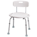 Carex Adjustable Bath & Shower Seat With Back