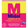 Midol Complete Gelcaps – 24 Count – Multi-Symptom Period Pain Relief for Cramps, Bloating & Fatigue