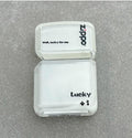 Zippo Treasure Lighter Chrome Matte Logo 205ZL