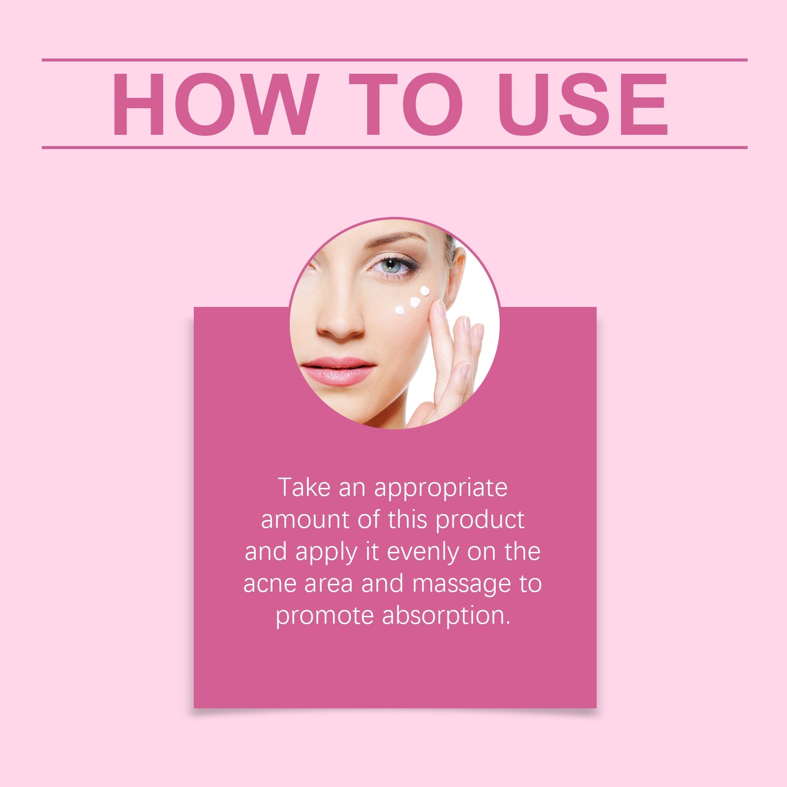 Facial Acne Cream, Repair Facial Acne, Close The Mouth To Nourish Skin Tender And Smooth Skin Care Cream