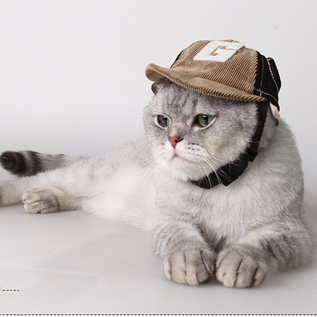 Sun Hat with G-Word Dog Design, Travel Sun Hat for Spring and Autumn, Outdoor Sun Protection with Mesh Ventilation, Pet Themed Baseball Cap