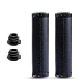Mountain Bike Handlebar Sleeve Fiber Leather Surface Lock Shock-Absorbing Non-Slip Vice Handle Handlebar Grip Riding Accessories