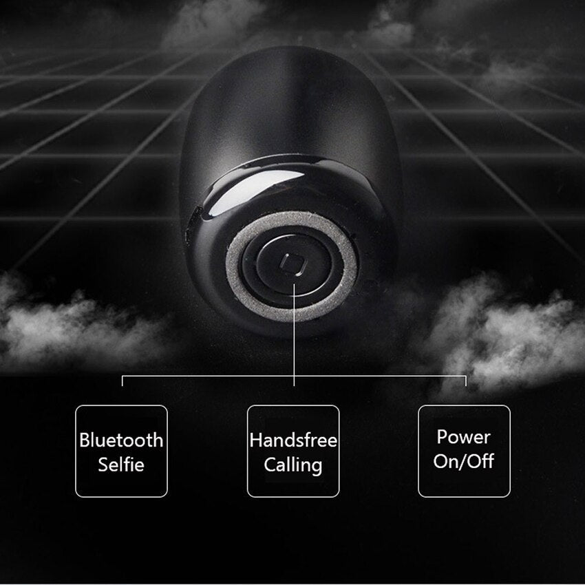 BM3 TWS Metal Super Mini Wireless Bluetooth Speaker Portable Small Pocket Size with Selfie Remote Control Microphone Lanyard