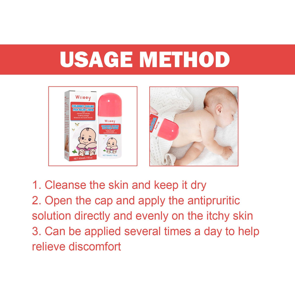 Cooling Anti-Itch Liquid For Children Mosquito Bites And Itchy Skin External Mosquito Repellent Cooling Anti-Itch Liquid