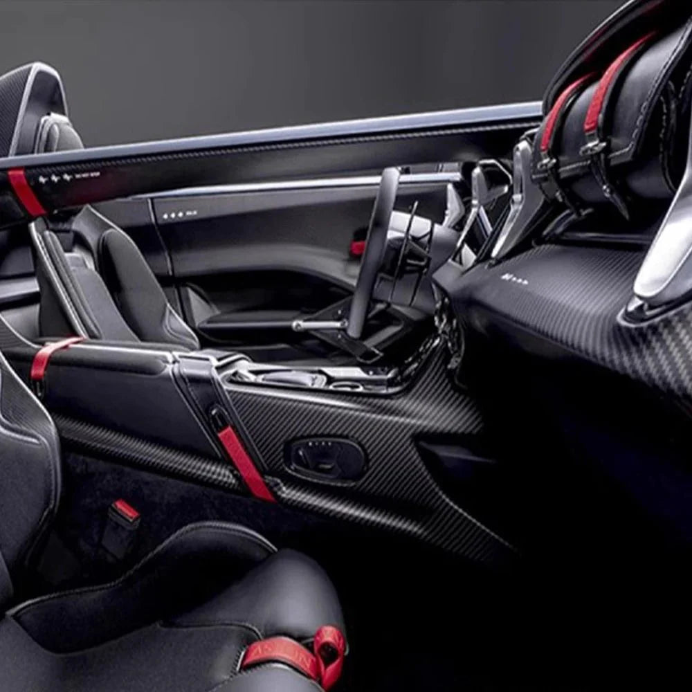 3D Carbon Fiber Black Car Sticker Vinyl Wrapping Film | Waterproof & Anti-Scratch PVC Car Wrap