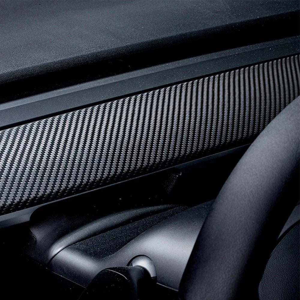 3D Carbon Fiber Black Car Sticker Vinyl Wrapping Film | Waterproof & Anti-Scratch PVC Car Wrap
