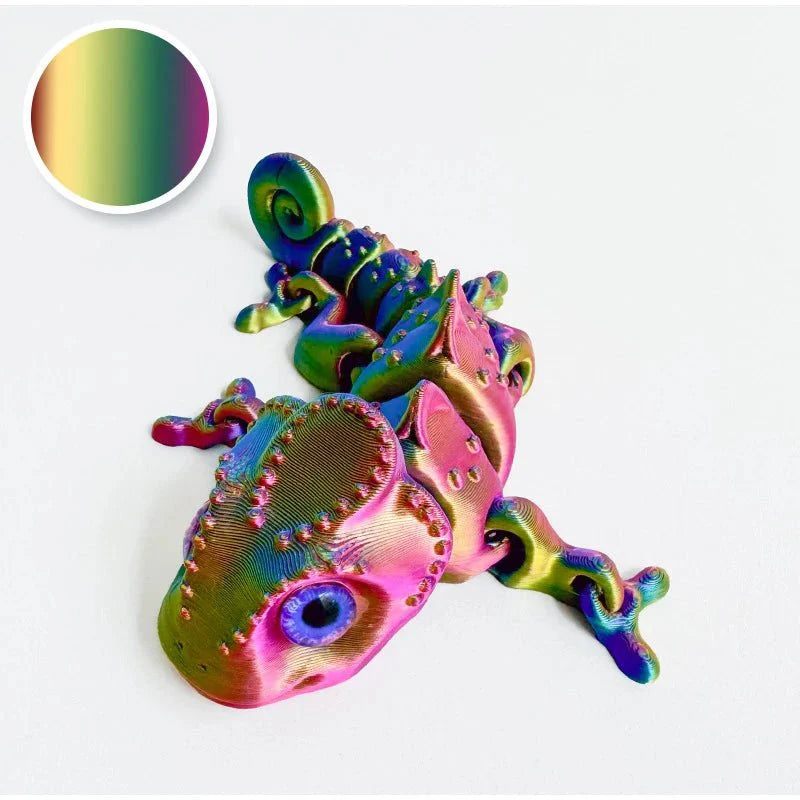 3D Printing Chameleon & Dragon Ornament