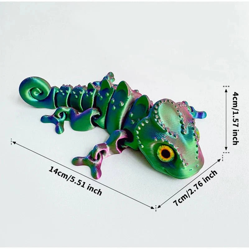 3D Printing Chameleon & Dragon Ornament