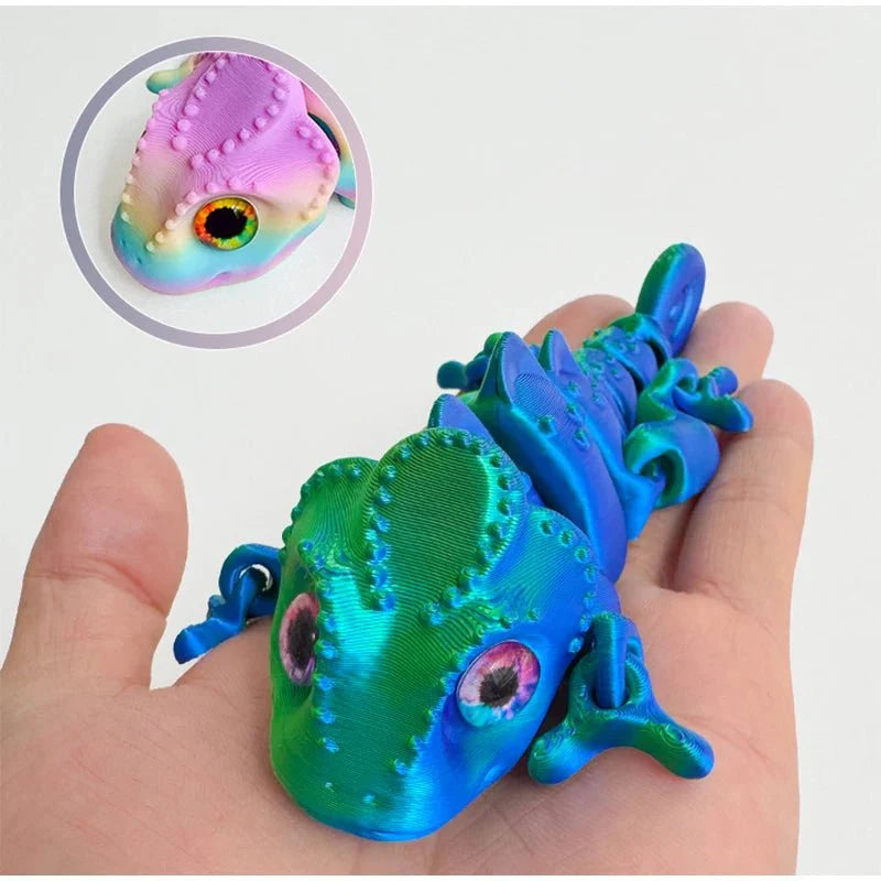 3D Printing Chameleon & Dragon Ornament