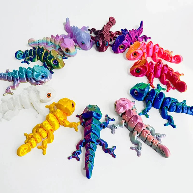 3D Printing Chameleon & Dragon Ornament