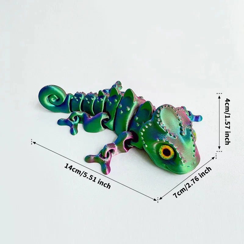 3D Printing Chameleon & Dragon Ornament