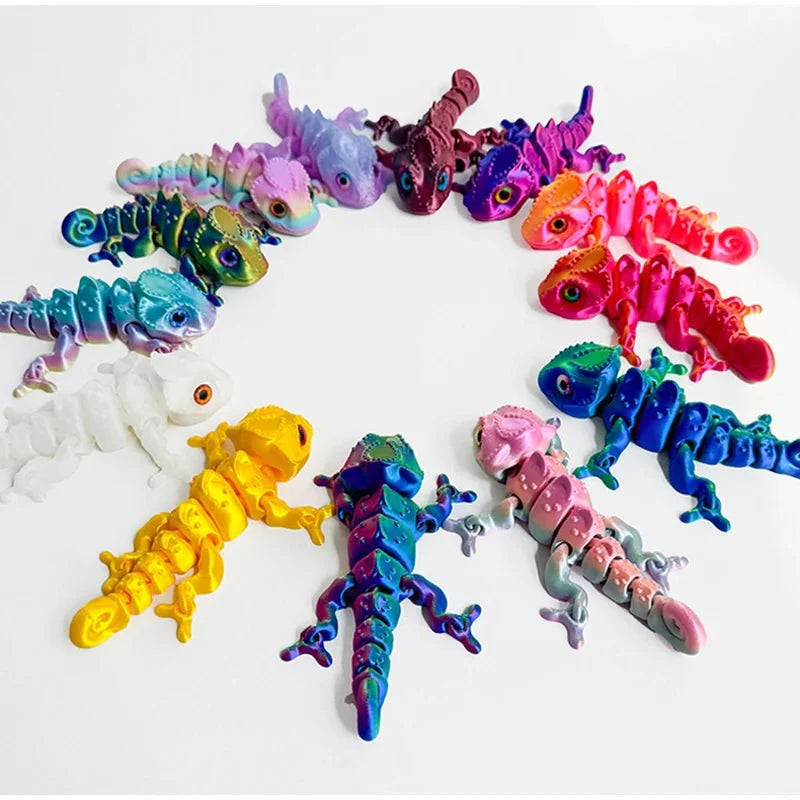 3D Printing Chameleon & Dragon Ornament