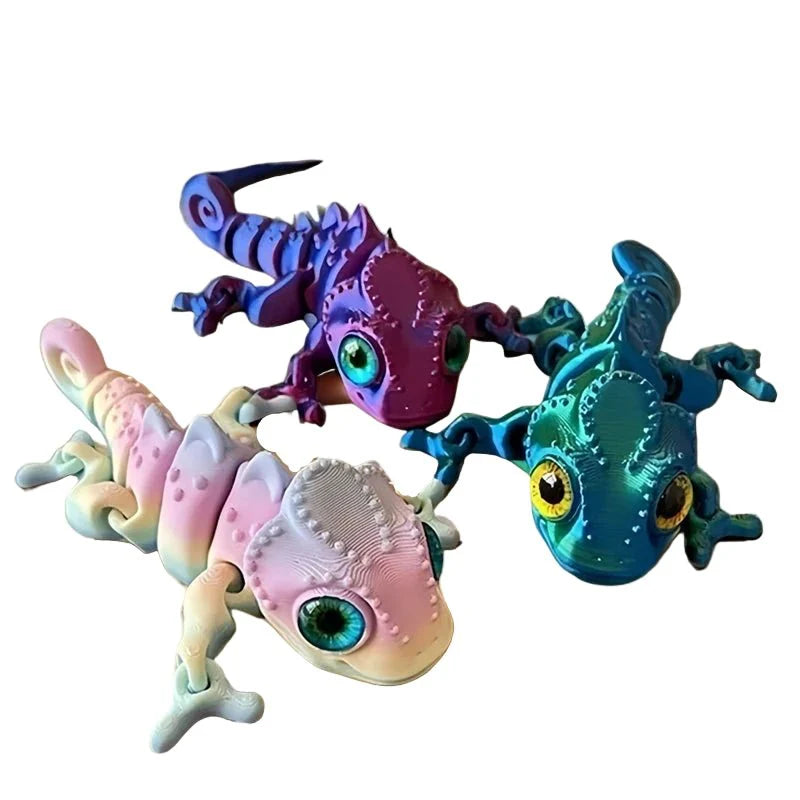 3D Printing Chameleon & Dragon Ornament