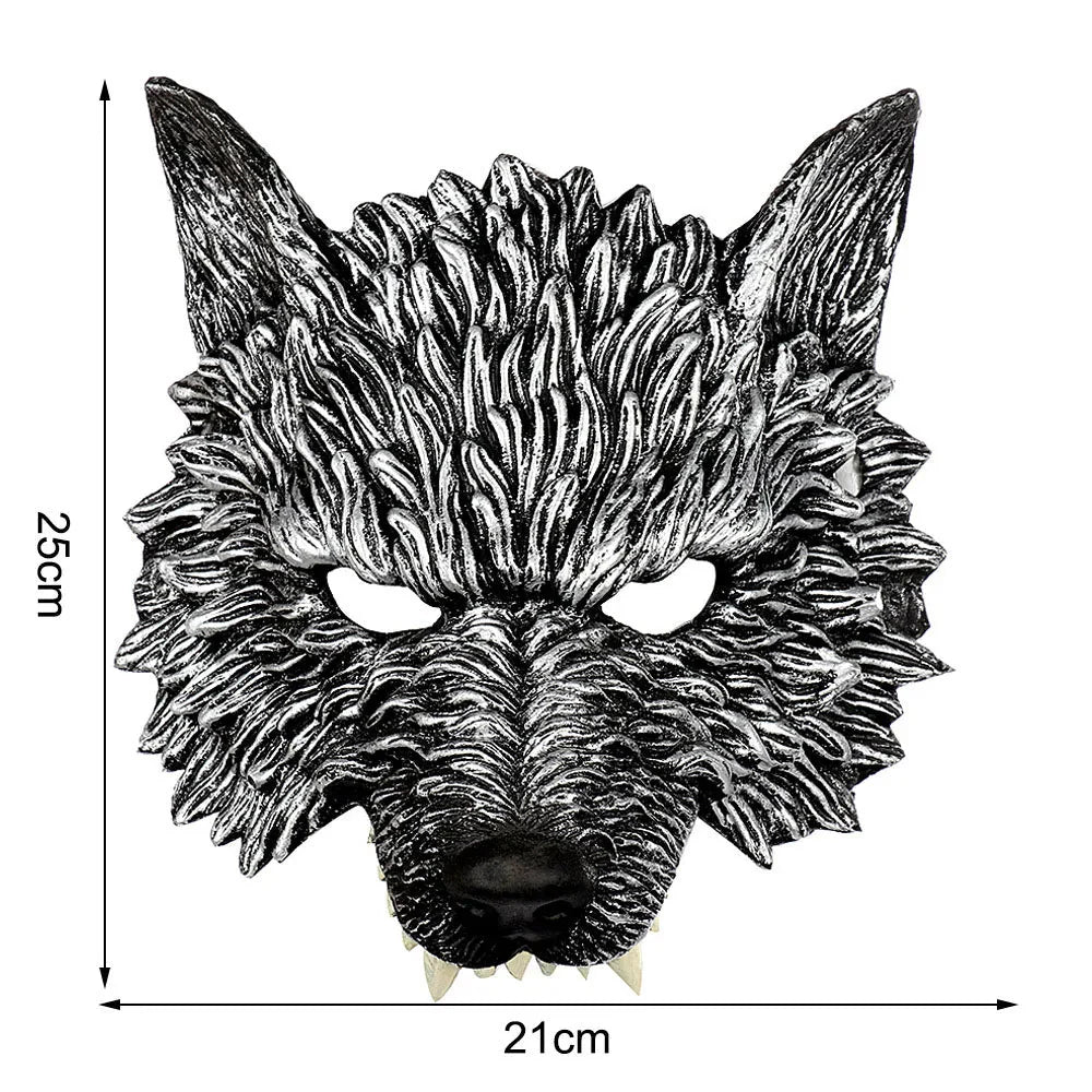 3D Realistic Animal Foam Mask – Full Face Cosplay