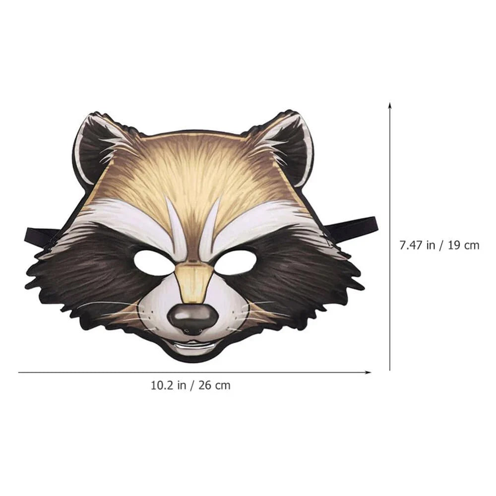 3D Realistic Animal Foam Mask – Full Face Cosplay