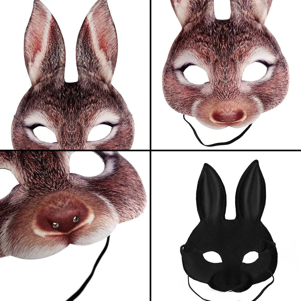 3D Realistic Animal Foam Mask – Full Face Cosplay