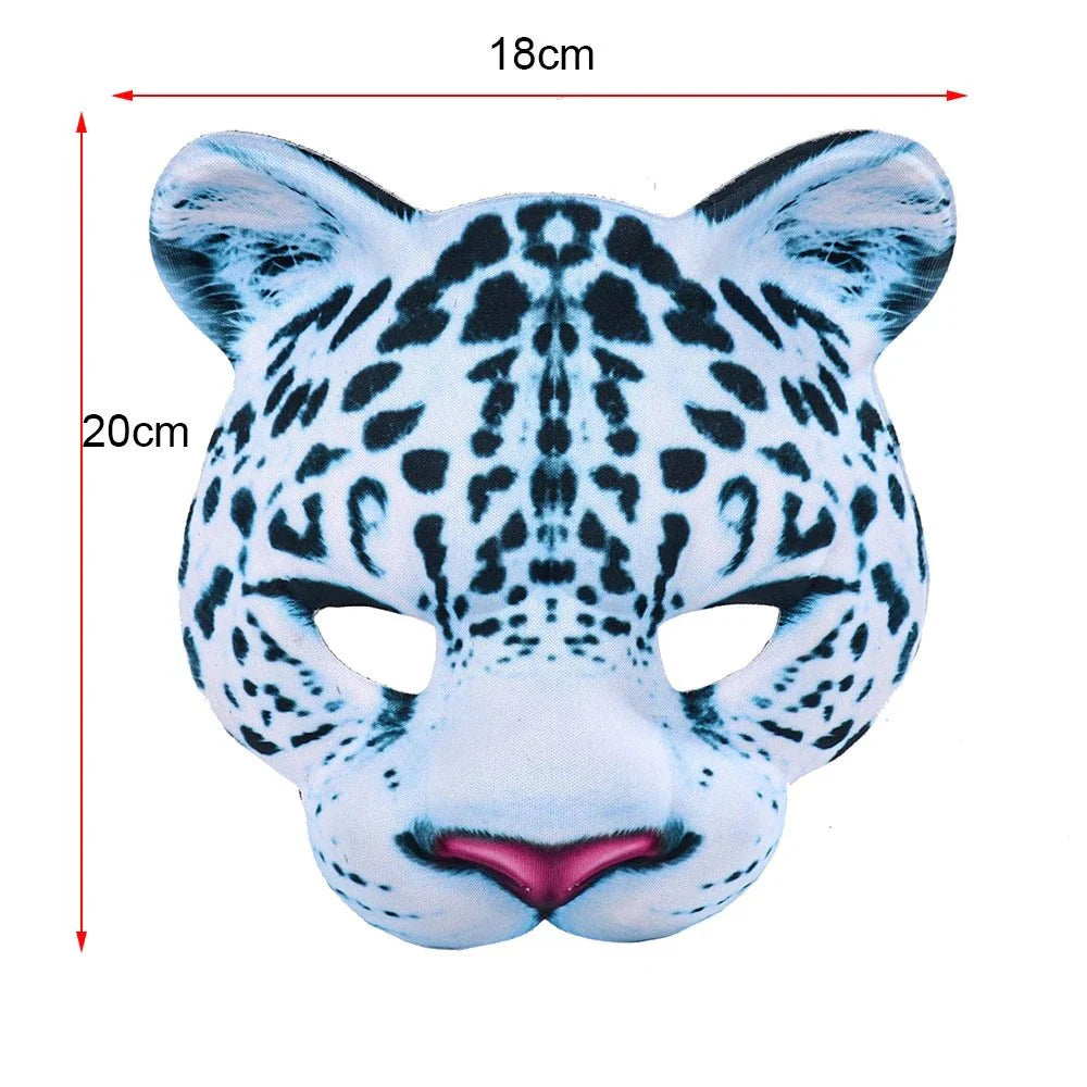 3D Realistic Animal Foam Mask – Full Face Cosplay