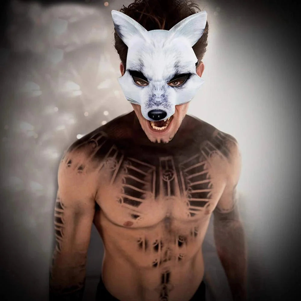 3D Realistic Animal Foam Mask – Full Face Cosplay