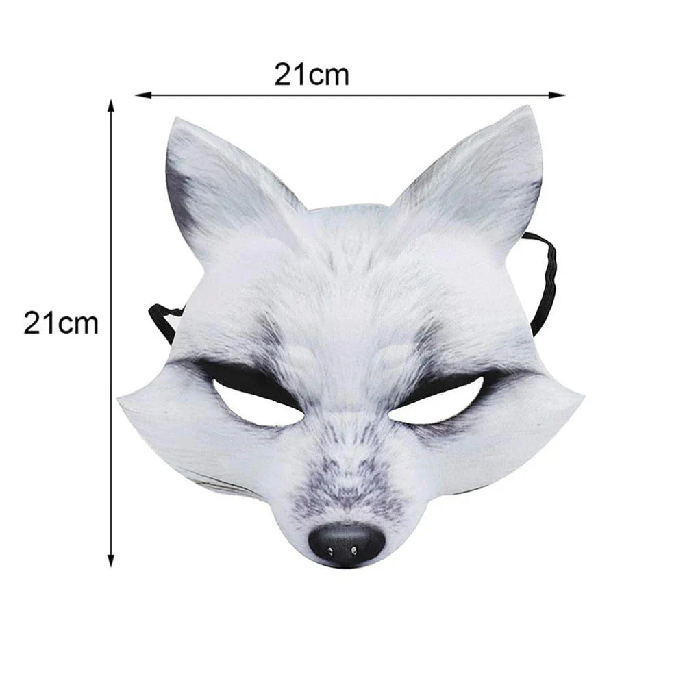3D Realistic Animal Foam Mask – Full Face Cosplay