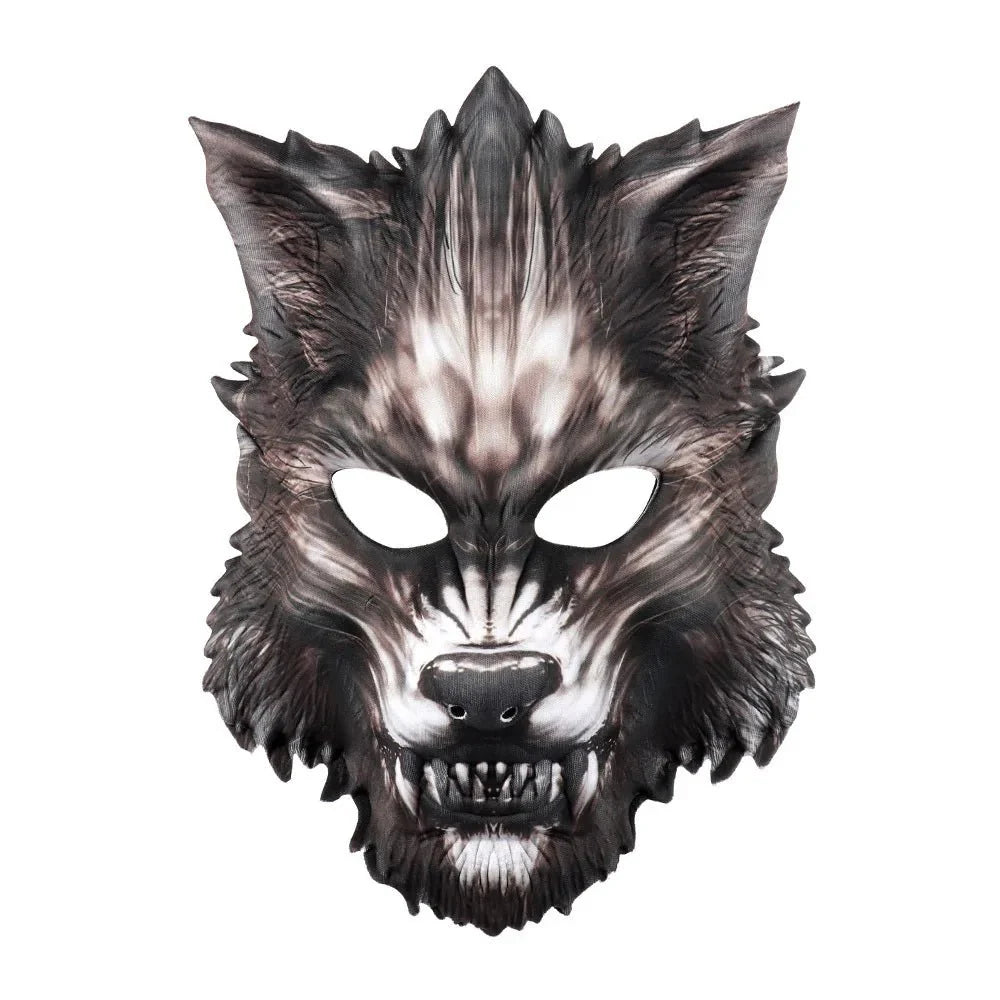3D Realistic Animal Foam Mask – Full Face Cosplay