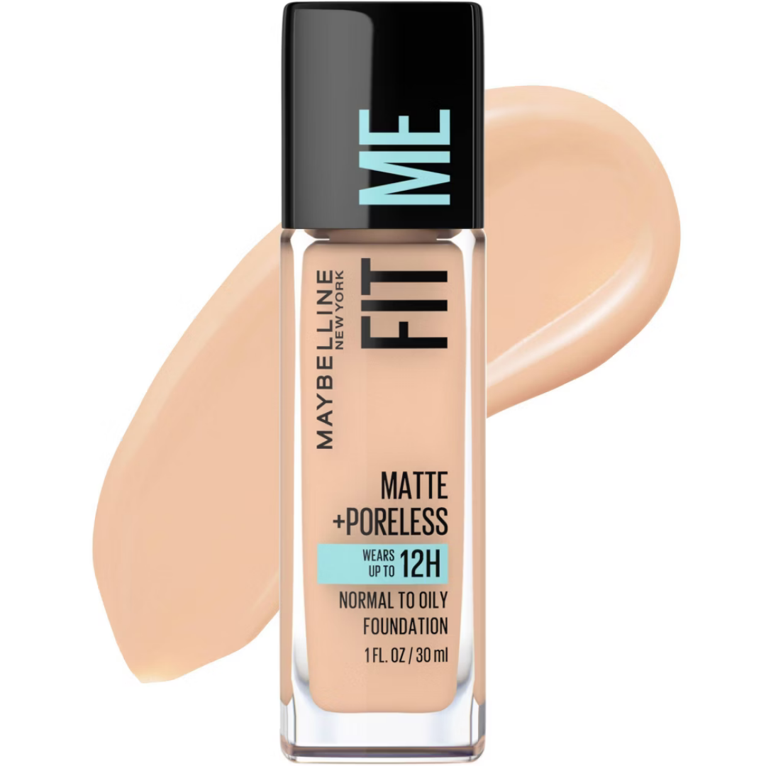 Maybelline Fit Me Matte + Poreless Foundation Nude Beige 125 (1oz)