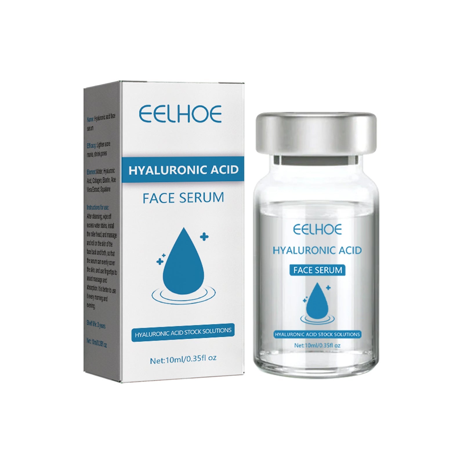 Hyaluronic Acid Face Serum, Moisturizing Repair Lighten Acne Mark Skin Care Whitening Essence