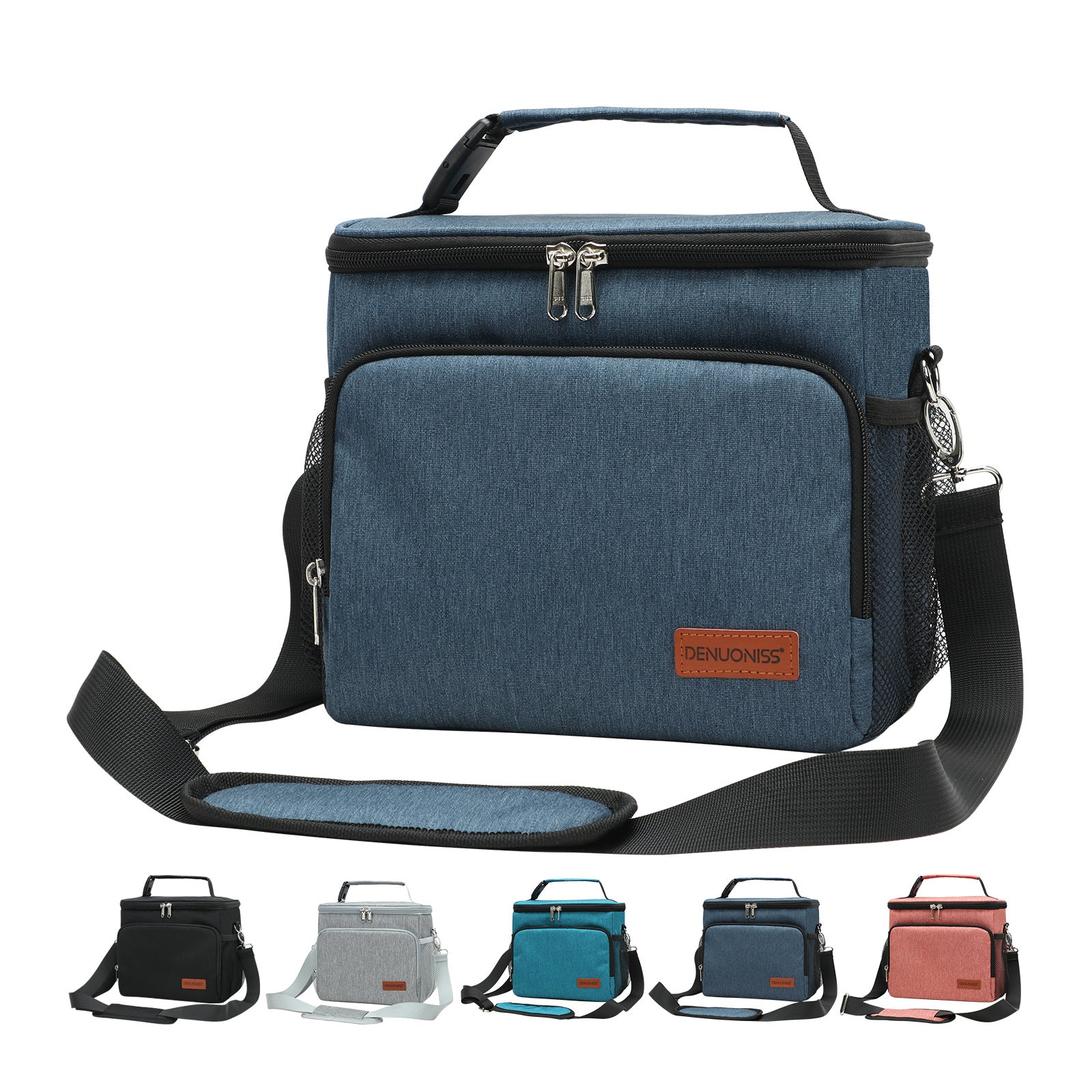 Fashionable and simple outdoor aluminum film waterproof and heat-insulating portable lunch box lunch bag lunch bag