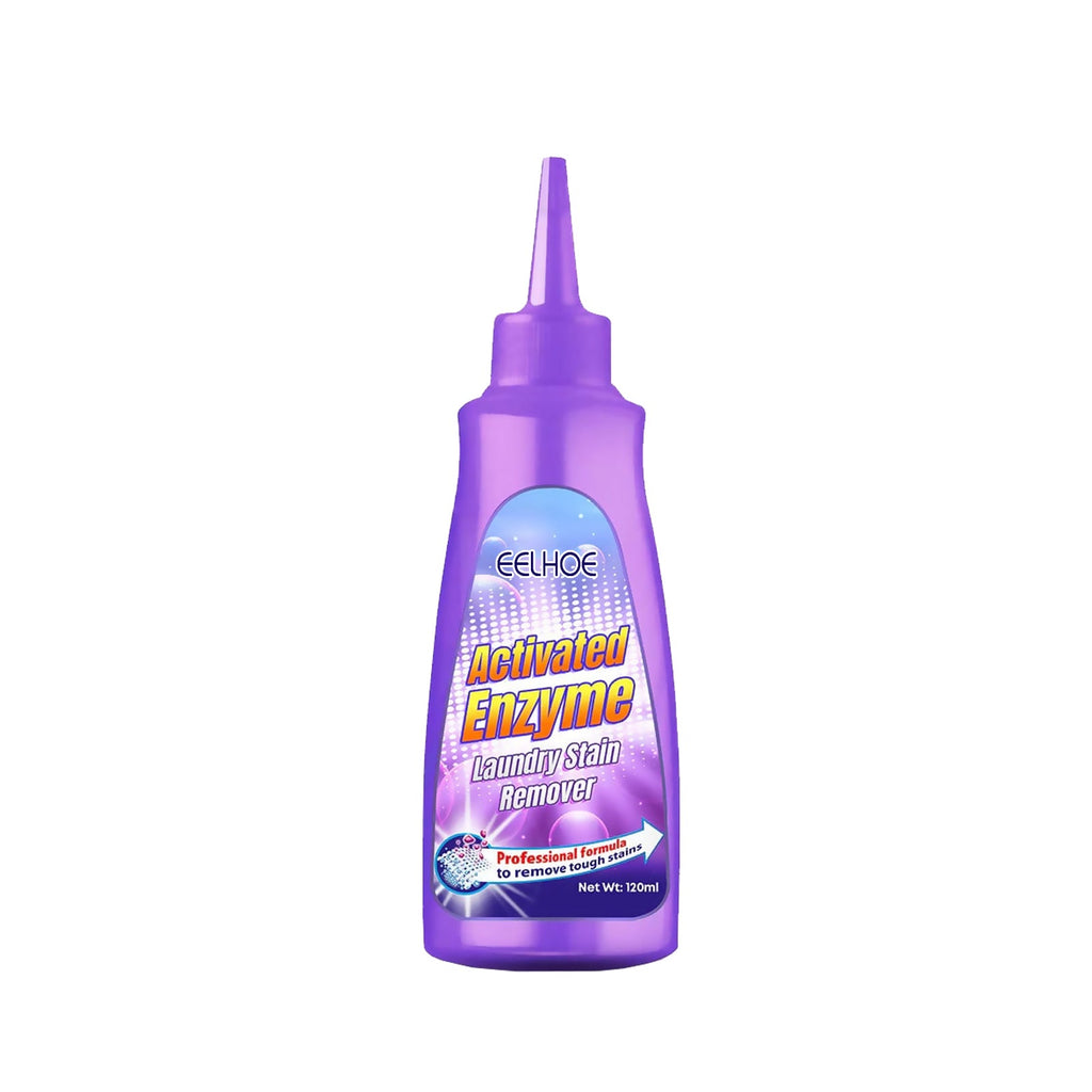 Activatod Enzyme Laundry Stain Remover, Gentle Cleaning Liquid For Clothes, Blankets, Oil, Coffee And Stains