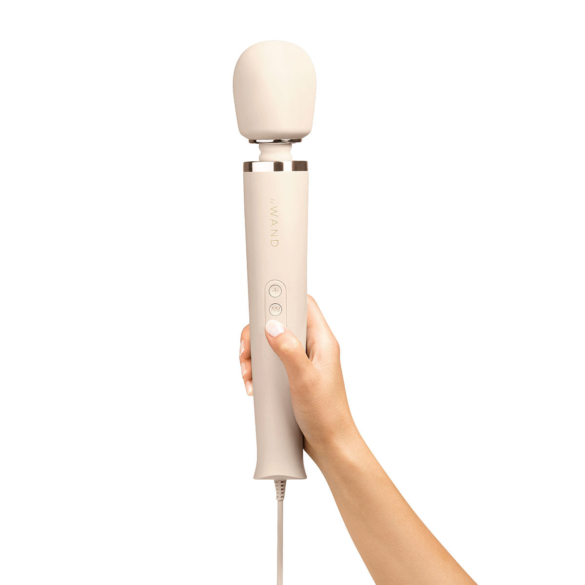 Le Wand Plug-In Vibrating Wand Massager - Cream