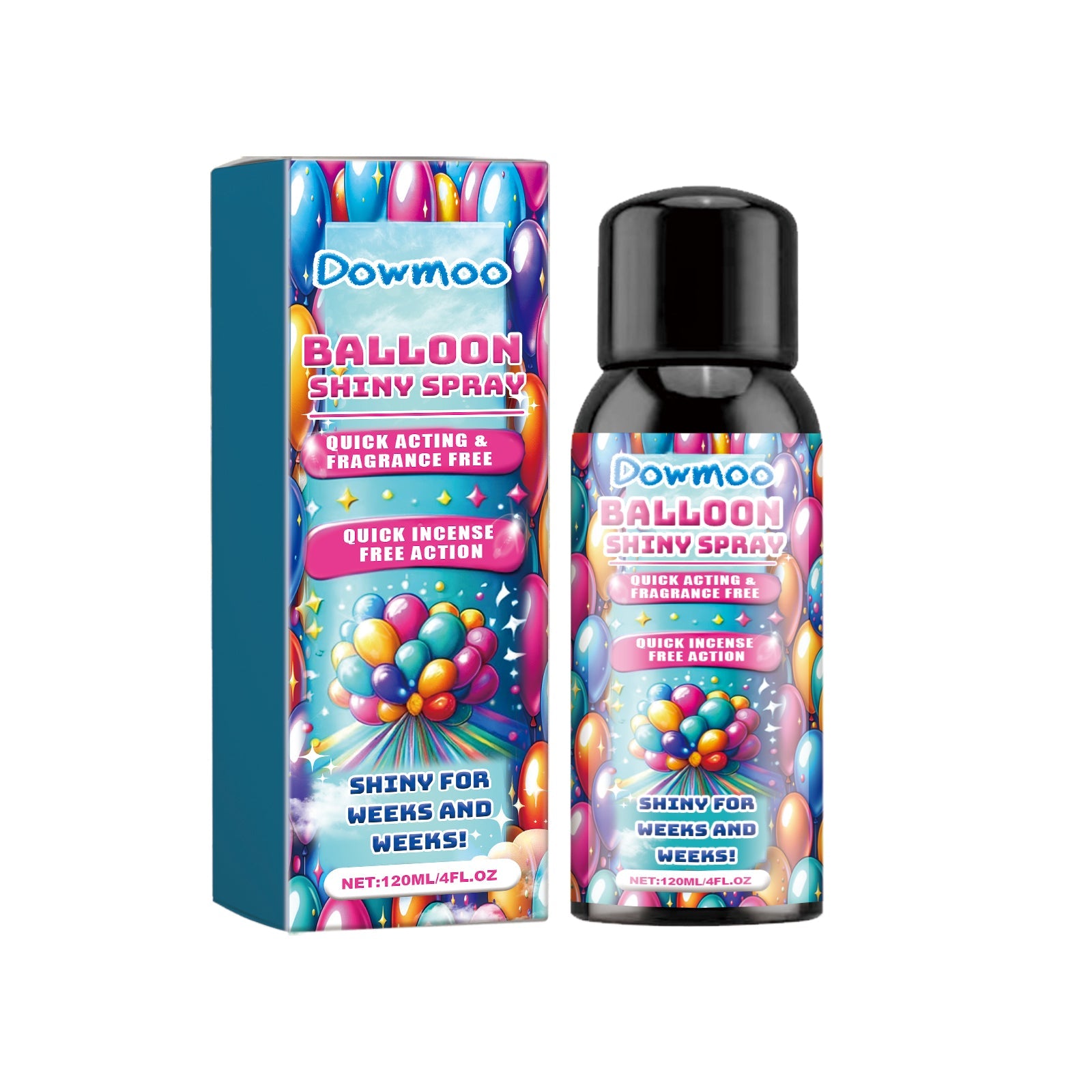 Balloon Shiny Spray, Keep The Surface Texture Of The Balloon Luster Lasting Without Oxidizing The Scene Decoration