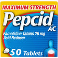 Pepcid AC, Acid Reducer, Maximum Strength, 20 Mg, Tablets