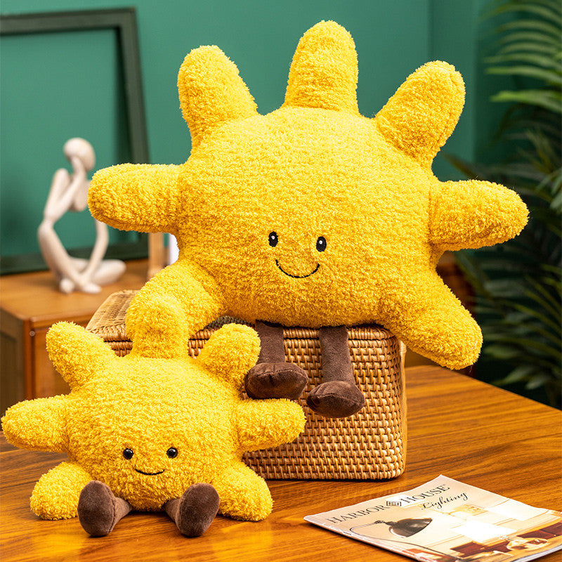 Amuseable Sun Small Sun Pillow Stuffed Toy Moon Cloud Cushion Pillow Doll Doll