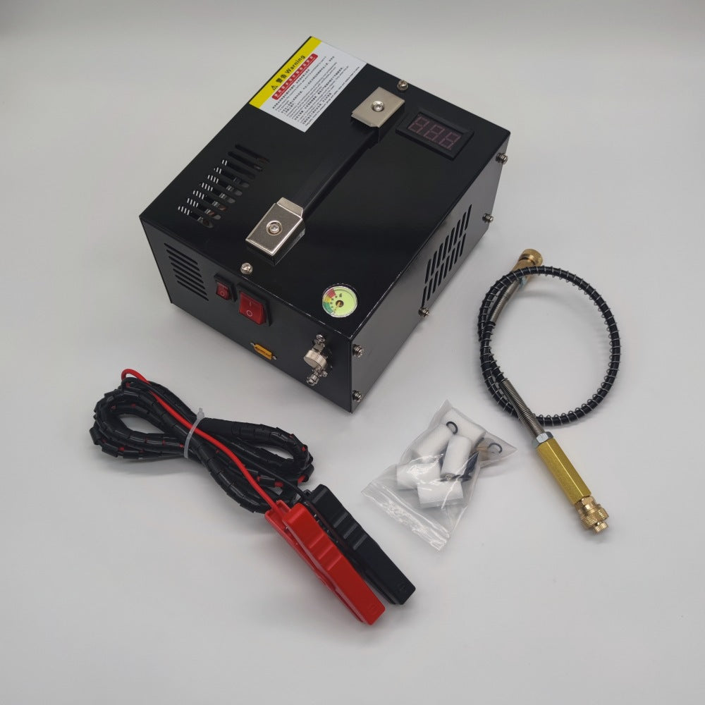 Car 12V Electric High-Pressure Air Compressor 30MPA Diving Breathing Pump 4500PSI