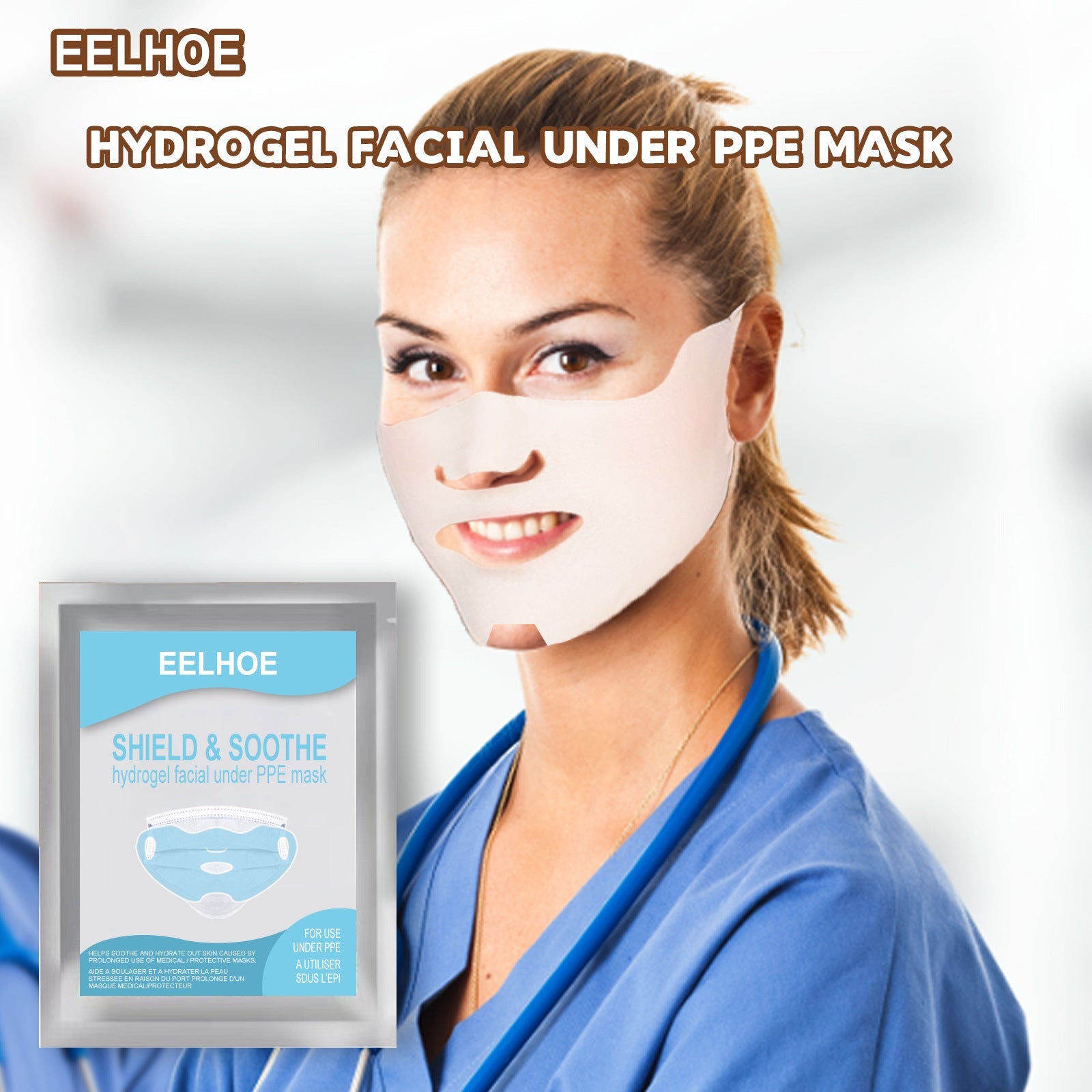 Anti UV Mask Outdoor Sports Ice Sensation Moisturizing Gel Pull Air And Wash Free Bandage Mask